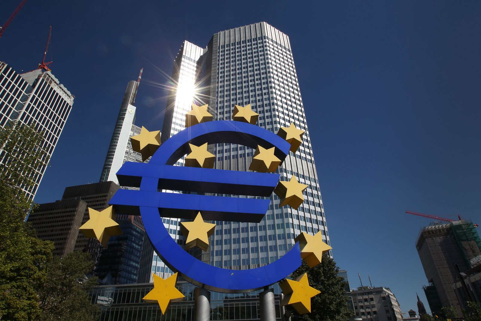 7768622022 Le Siege De La Banque Centrale Europeenne Bce A Francfort Le 5 Septembre 2013
