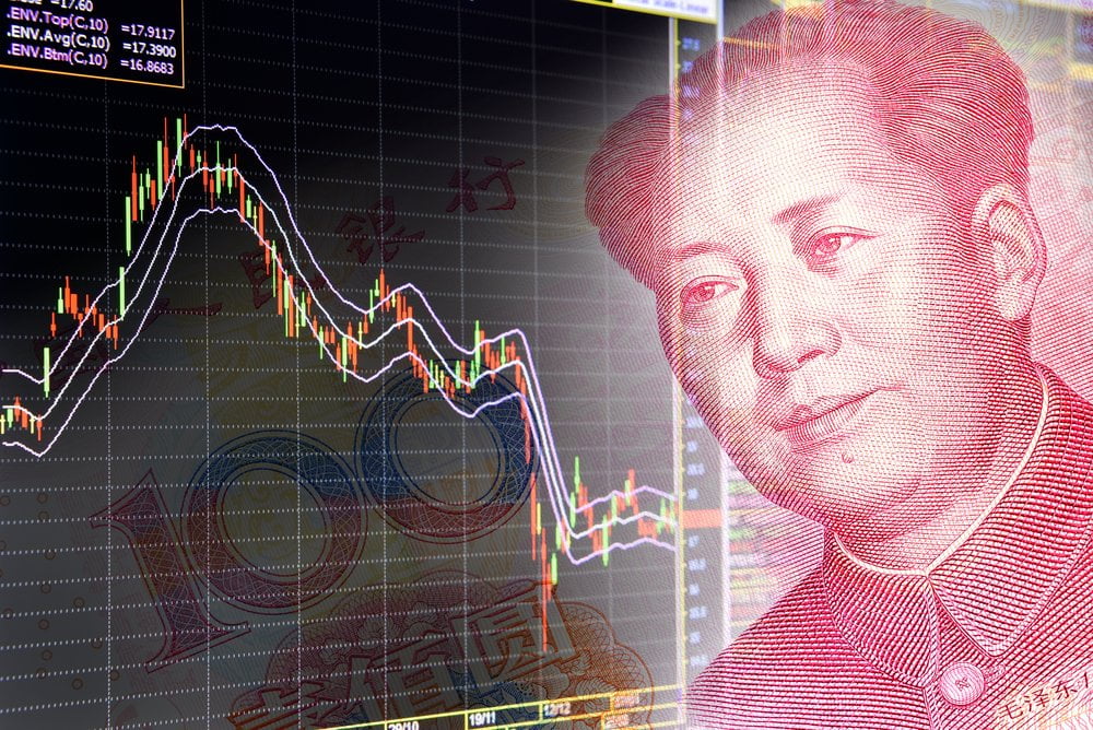 Baisse Croissance Chine Art Marche