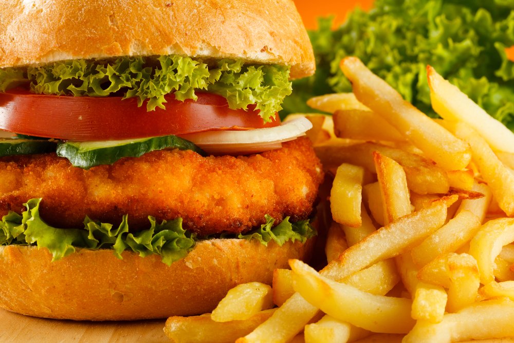 Burger Poulet Fast Food