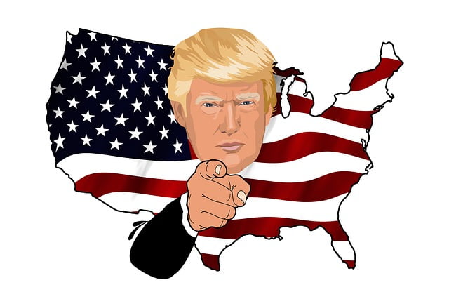 Donald Trump Marches Actions Bulle Explosion