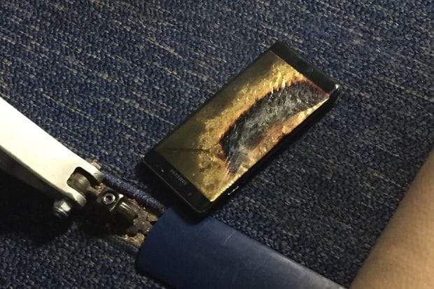 Galaxy Note7 Incendie 1