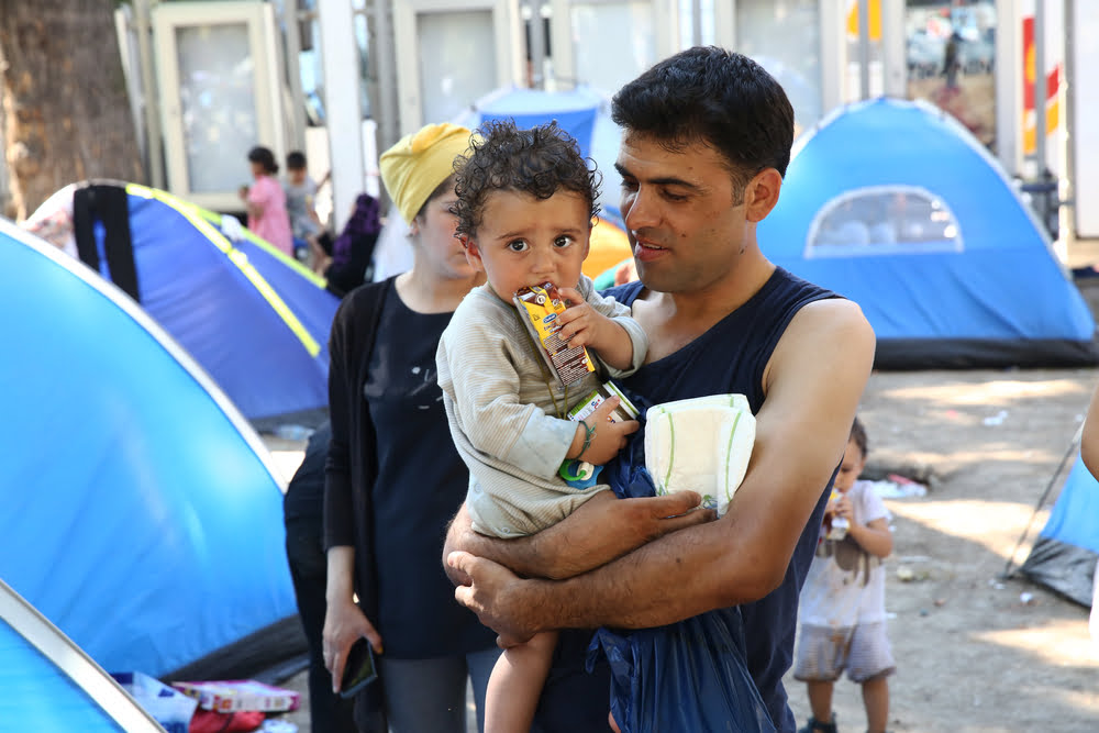 Migrants Accueil France Hollande Refugies