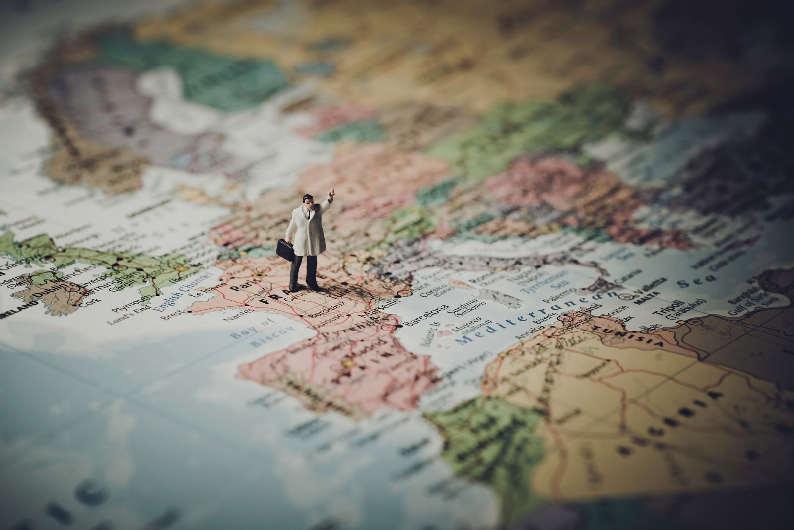 Mobilite Professionnelle Voyage Carte Europe