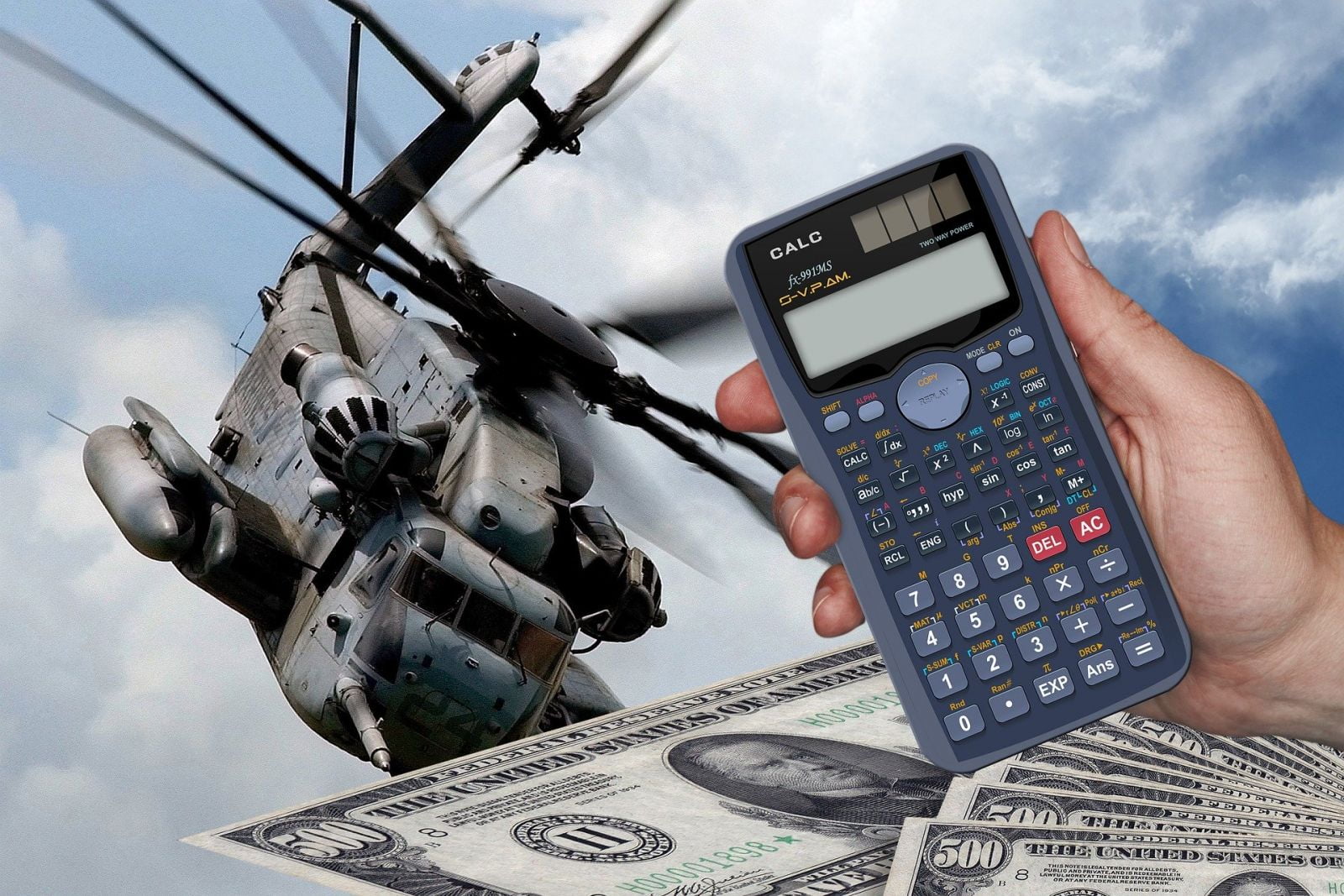 Monnaie Helicoptere