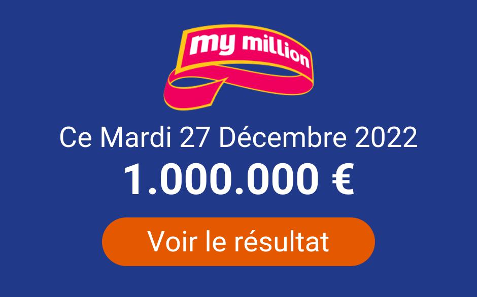 Code Gagnant My Million 27 Decembre 2022