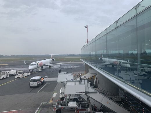 Tarmac De L'aéroport De Nantes En Janvier 2020