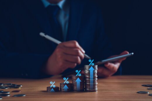 Fund,trading,concept.,businessman,planning,long Term,investments,,buying,dca,mutual