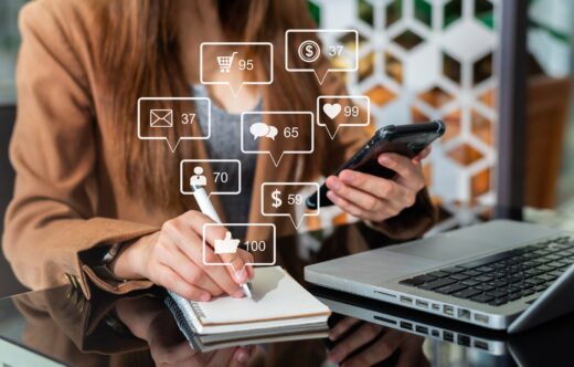 algorithme, média, réseaux sociaux, visite, information