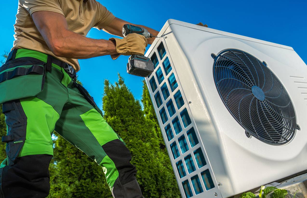 dispositif chauffage pompe à chaleur air eau