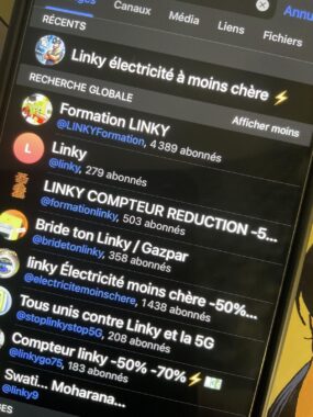 Electricite Compteur Linky Arnaque Reseau Telegram