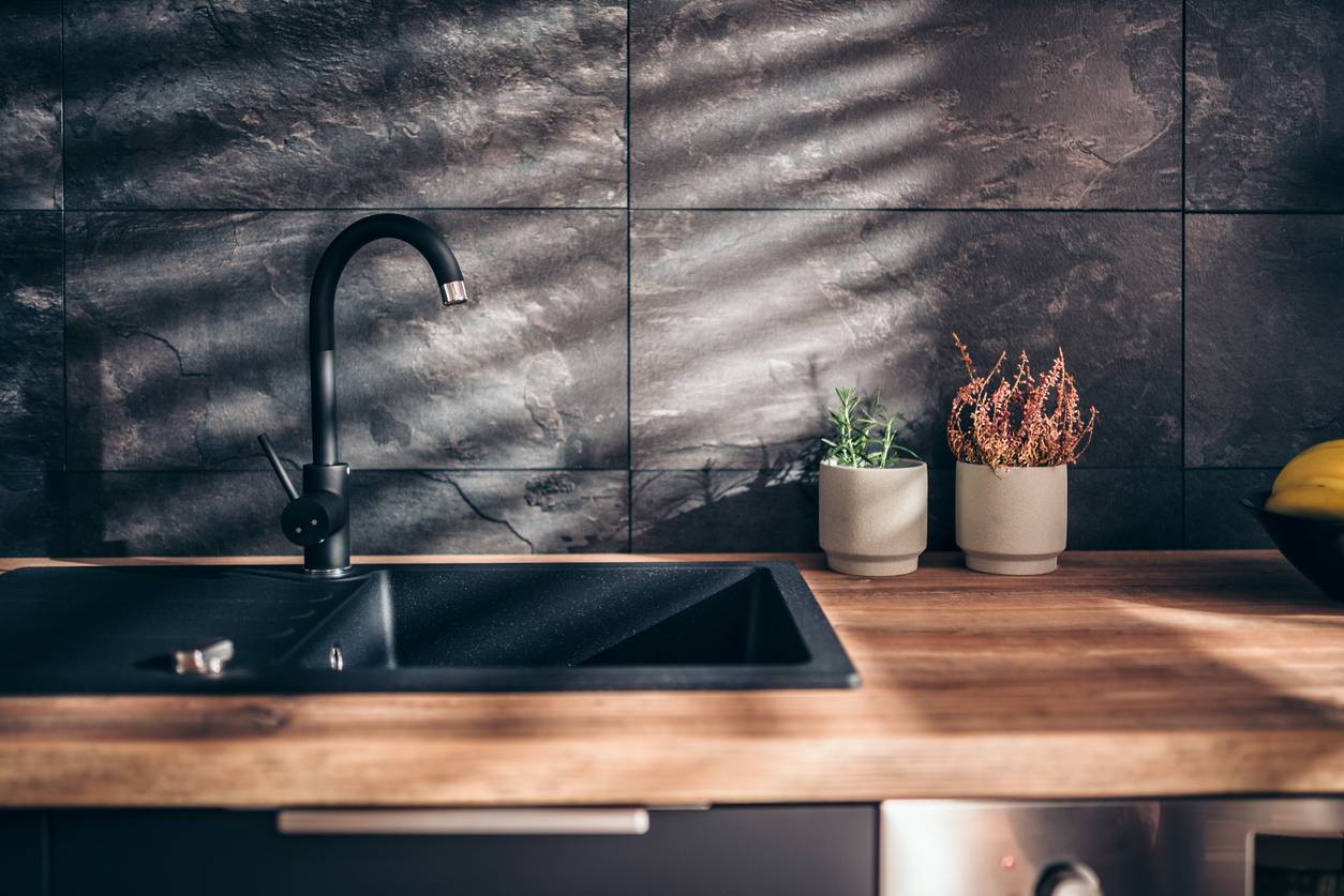bois recyclé dans la cuisine