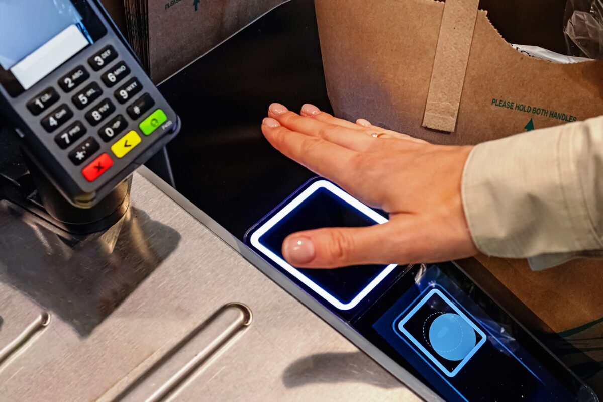 paiement, paume, main, carrefour, igienico, technologie, biométrie