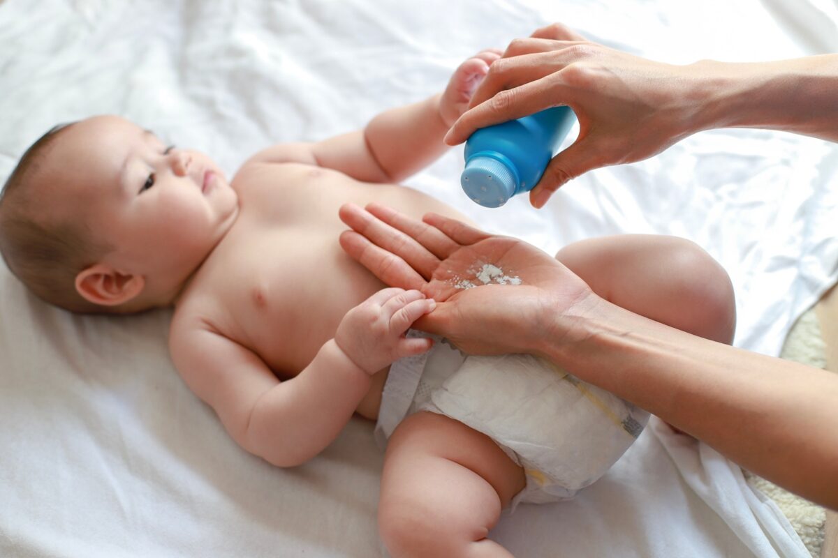 talc poudre pour bébés