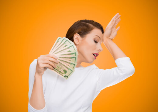 I'm,rich,spoiled,drama,queen.,portrait,attractive,woman,model,holding
