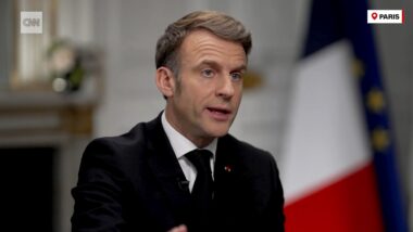 palestine, macron