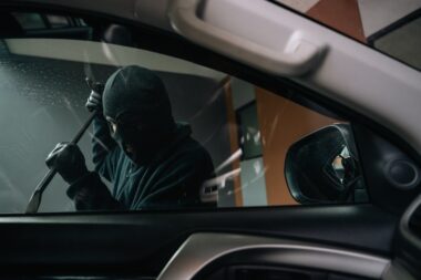 Thief,in,uniform,black,jacket,various,action,stolen,cars.,the
