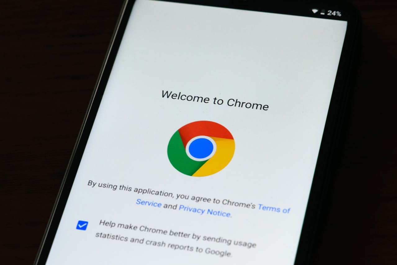 Navigateur Google Chrome Vente Justice