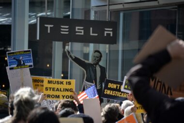 New,york,,new,york,usa, ,march,1,,2025:,protest