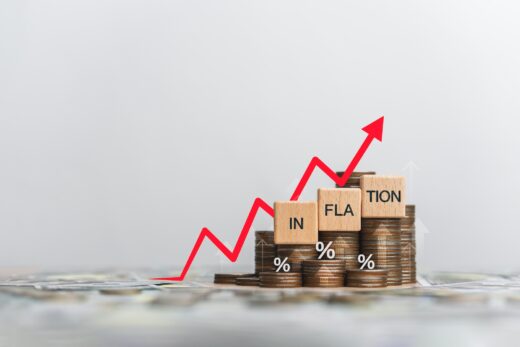 Inflation, économie, valeur, croissance, marché