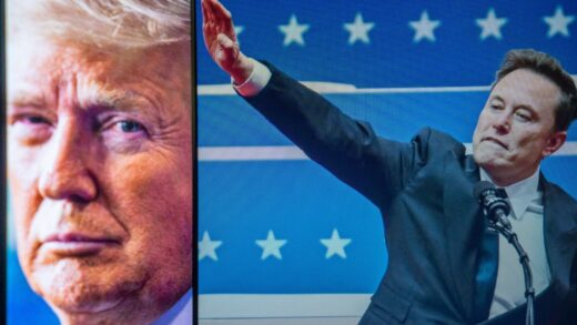 Jakarta,,indonesia,,february,15,,2025:,donald,trump,and,elon